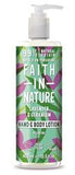 Faith in Nature Hand & Body Lotion 400ml (choose fragrance)