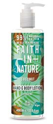 Faith in Nature Hand & Body Lotion 400ml (choose fragrance)