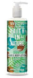 Faith in Nature Hand & Body Lotion 400ml (choose fragrance)