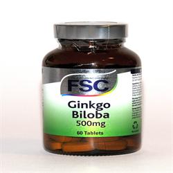 FSC Ginkgo biloba 500mg 60 tablets