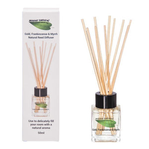 Reed Diffuser, gold frankincense myrrh