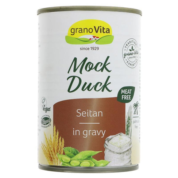 Granovita Vegan Mock Duck 285g Braised Gluten in Gravy