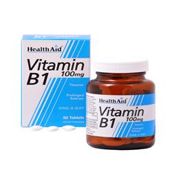 Health Aid Vitamin B1 100mg Prolonged Release 90 tablets Thiamin