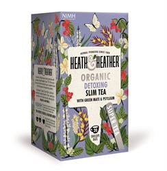 Heath & Heather Organic Detoxing Slim Tea with mate & psyllium