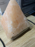 USB Pyramid Salt Lamp 9cm (slightly damaged, see pictures)