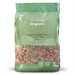 Just Natural Gluten Free Organic Jumbo Oats (choose size) cereal