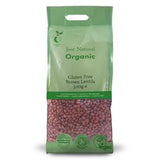 Just Natural Organic Lentils 500ge (choose type, green, brown, red, yellow, black beluga, red football, dark green speckled PUY)