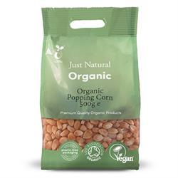 Just Natural Organic Popping Corn 500g Popcorn Kernels