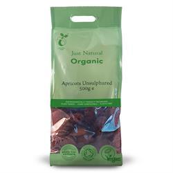 Just Natural Organic Apricot Whole Dried Fruit (choose size)