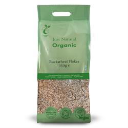 Just Natural Organic Buckwheat Flakes 350g (gluten free available) cereal