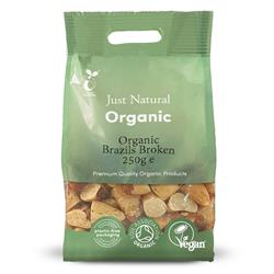 Just Natural Organic Broken Brazil Nuts 250g