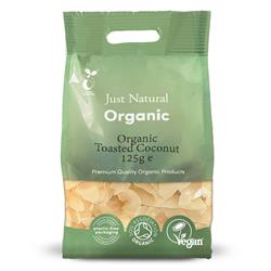 Just Natural Organic Toasted Coconut 125ge