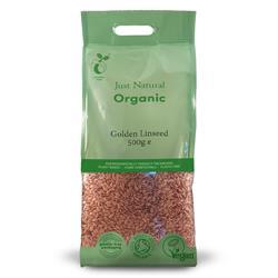 Just Natural Organic Golden Linseed (choose size)