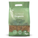 Just Natural Organic Golden Linseed (choose size)