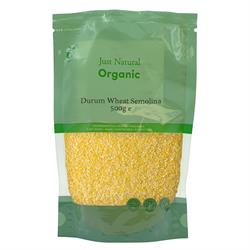 Just Natural Organic Duram Wheat Semolina 500g