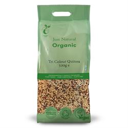 Just Natural Organic Tri-Colour Quinoa 500g
