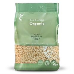 Just Natural Organic Puffed Rice Pops 125g cereal