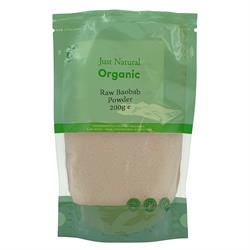 Just Natural Organic Raw Baobab Powder 200g SUPERFOOD