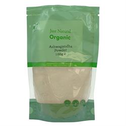 Just Natural Organic Ashwagandha Powder 100g SUPERFOOD