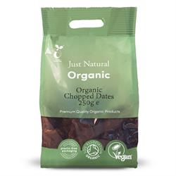 Just Natural Organic Chopped Dates 250g dried fruit