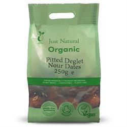 Just Natural Organic Pitted Deglet Nour Dates 250g dried fruit