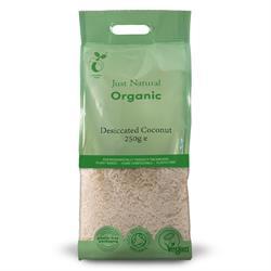 Just Natural Organic Dessicated Coconut 250ge