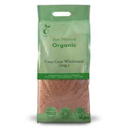 Just Natural Organic Cous Cous 500g (choose white or wholemeal)