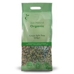 Just Natural Organic Split Peas 500g (choose green or yellow)