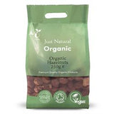 Just Natural Organic Hazelnuts (choose size)