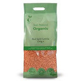 Just Natural Organic Lentils 500ge (choose type, green, brown, red, yellow, black beluga, red football, dark green speckled PUY)