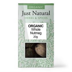 Organic Whole Nutmeg, 20g