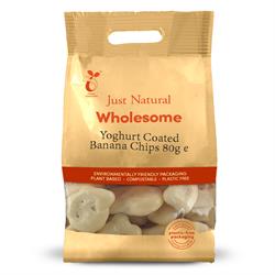 Just Natural Wholesome Yogurt Coated Banana Chips (choose size)