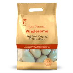 Just Natural Wholesome Yogurt Coated Brazil Nuts (choose size)