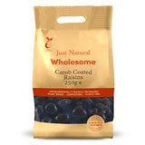 Just Natural Wholesome Carob Coated Raisins (choose size)