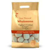 Just Natural Wholesome Yogurt Coated Ginger (choose size)