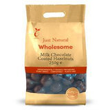 Just Natural Wholesome Milk Chocolate Coated Hazelnuts (choose size)