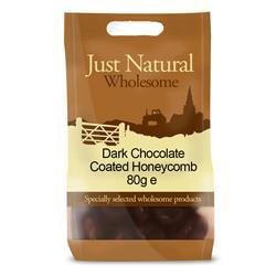 Just Natural Wholesome Dark Chocolate Coated Honeycomb 80g