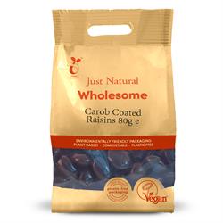 Just Natural Wholesome Carob Coated Raisins (choose size)