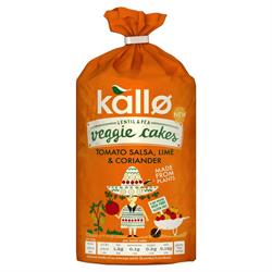 Kallo Tomato Salsa, Lime Veggie Cakes 122g rice cakes