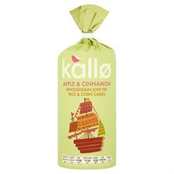 Kallo Apple and Cinnamon Rice Cakes 127g