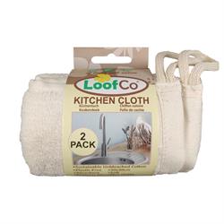 LoofCo Kitchen Cloth pack of 2 cloths
