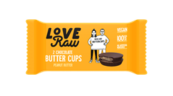 Love Raw Butter Cups - Peanut Butter 34g Vegan Chocolate Bar
