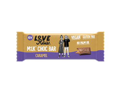Love Raw Caramel M:lk Chocolate Bar 30g Vegan