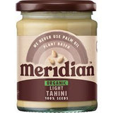 MERIDIAN Organic Tahini (Choose Dark or Light) VEGAN roasted whole sesame seeds