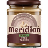 MERIDIAN Organic Tahini (Choose Dark or Light) VEGAN roasted whole sesame seeds