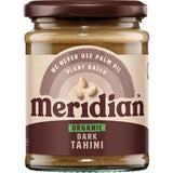 MERIDIAN Organic Tahini (Choose Dark or Light) VEGAN roasted whole sesame seeds