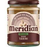 MERIDIAN Organic Tahini (Choose Dark or Light) VEGAN roasted whole sesame seeds