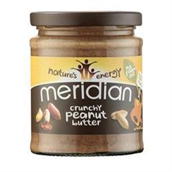 MERIDIAN Organic Peanut Butter Crunchy - No Salt, Sugar or Palm Oil VEGAN