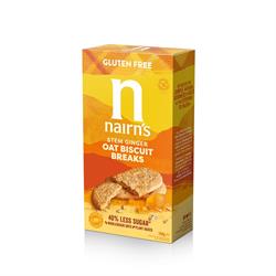 Nairns Stem Ginger Gluten Free Biscuit Breaks 160g