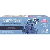 NatraCare Organic Cotton Tampons (non applicator) Pack of 20 Chlorine & Perfume Free